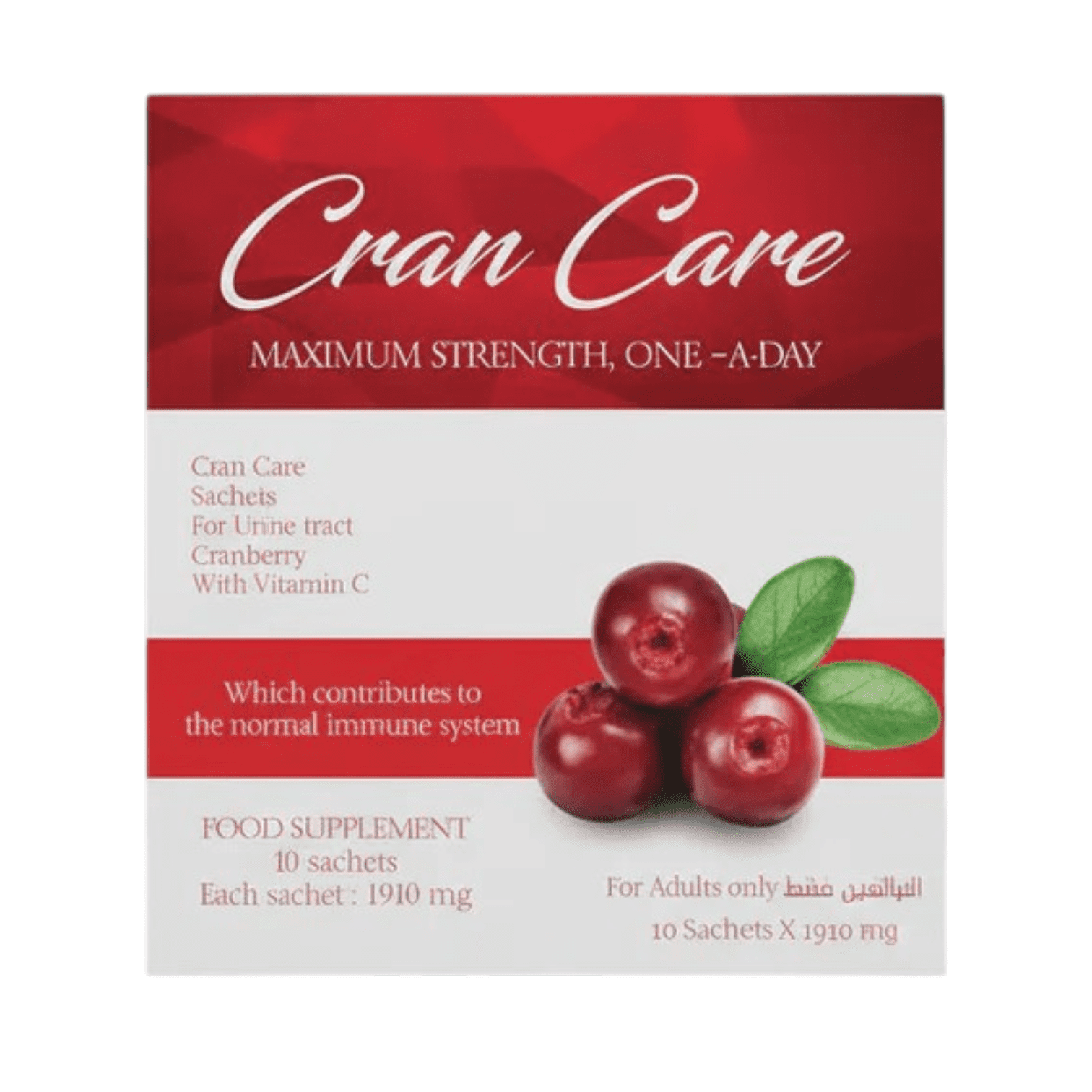CRAN CARE MAXIMUM STRENGTH ONE-A DAY 10 SACH