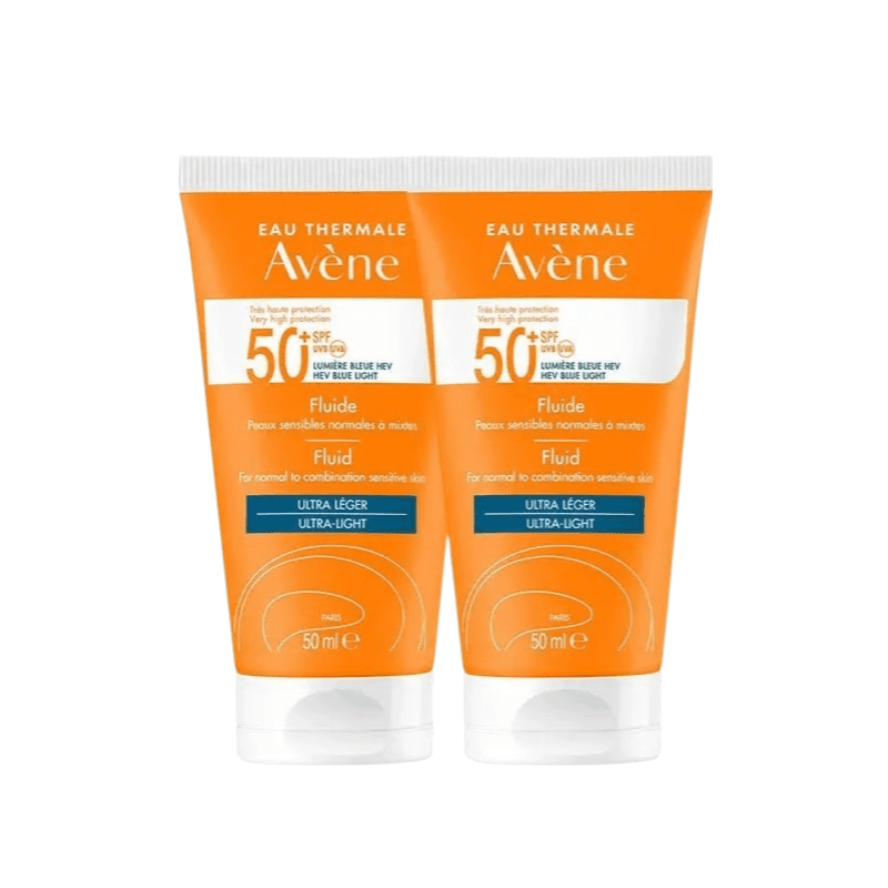 avene sunscreen fluid spf50+ 50ml 1+1 free