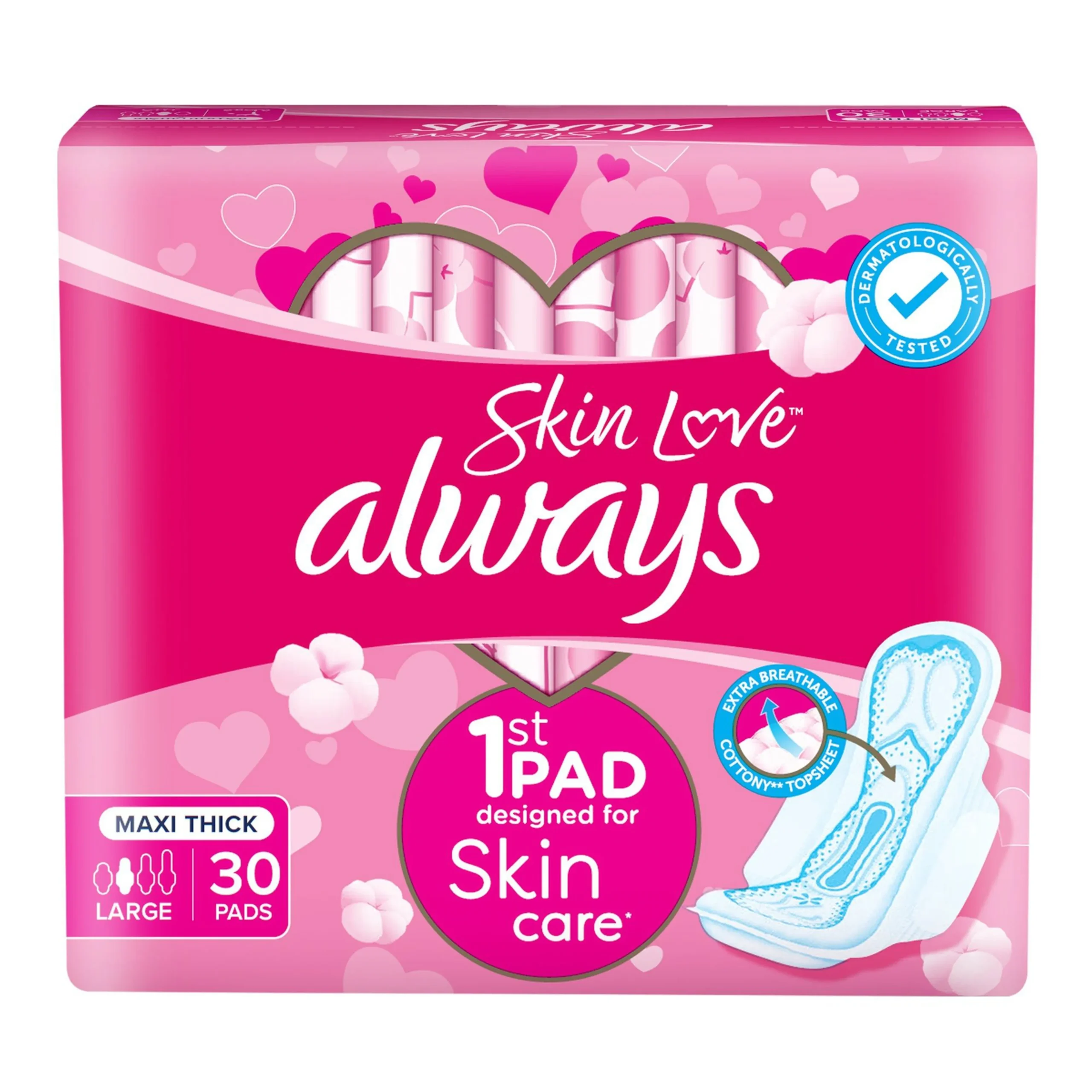 ALWAYS SKIN LOVE 30 PADS