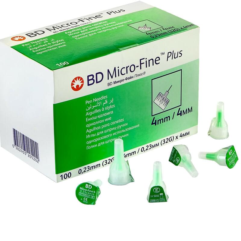 BD MICRO FINE PLUS NEEDLES 4MM*32G - Image 2