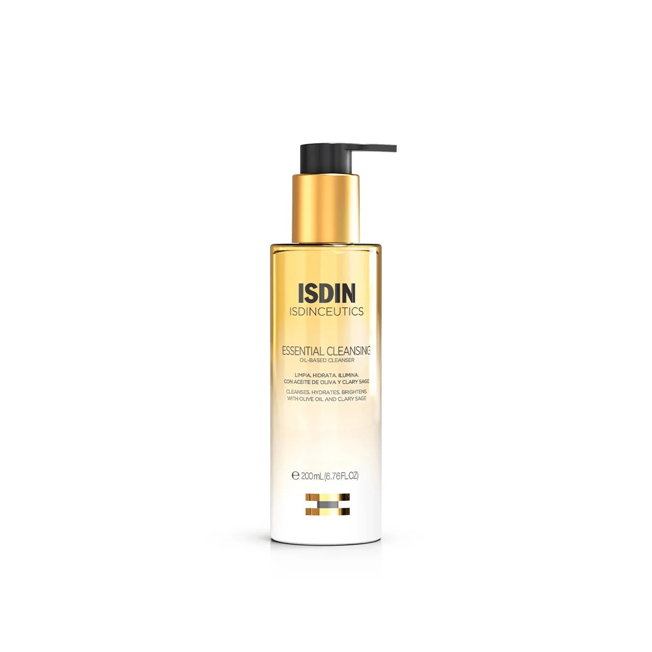 isdin essential cleansing oil based cleanser 200ml