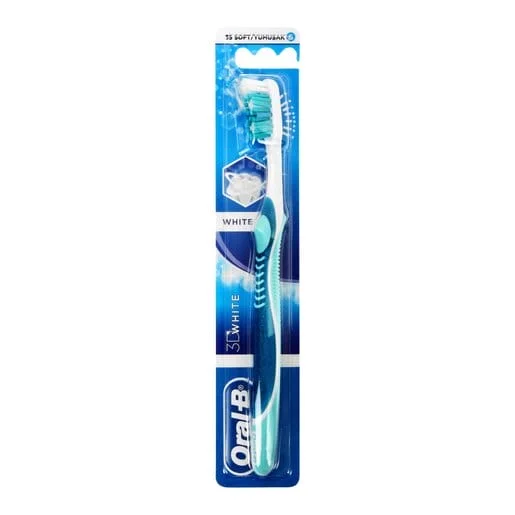 ORAL B TOOTH BRUSH 3D WHITE SOFT
