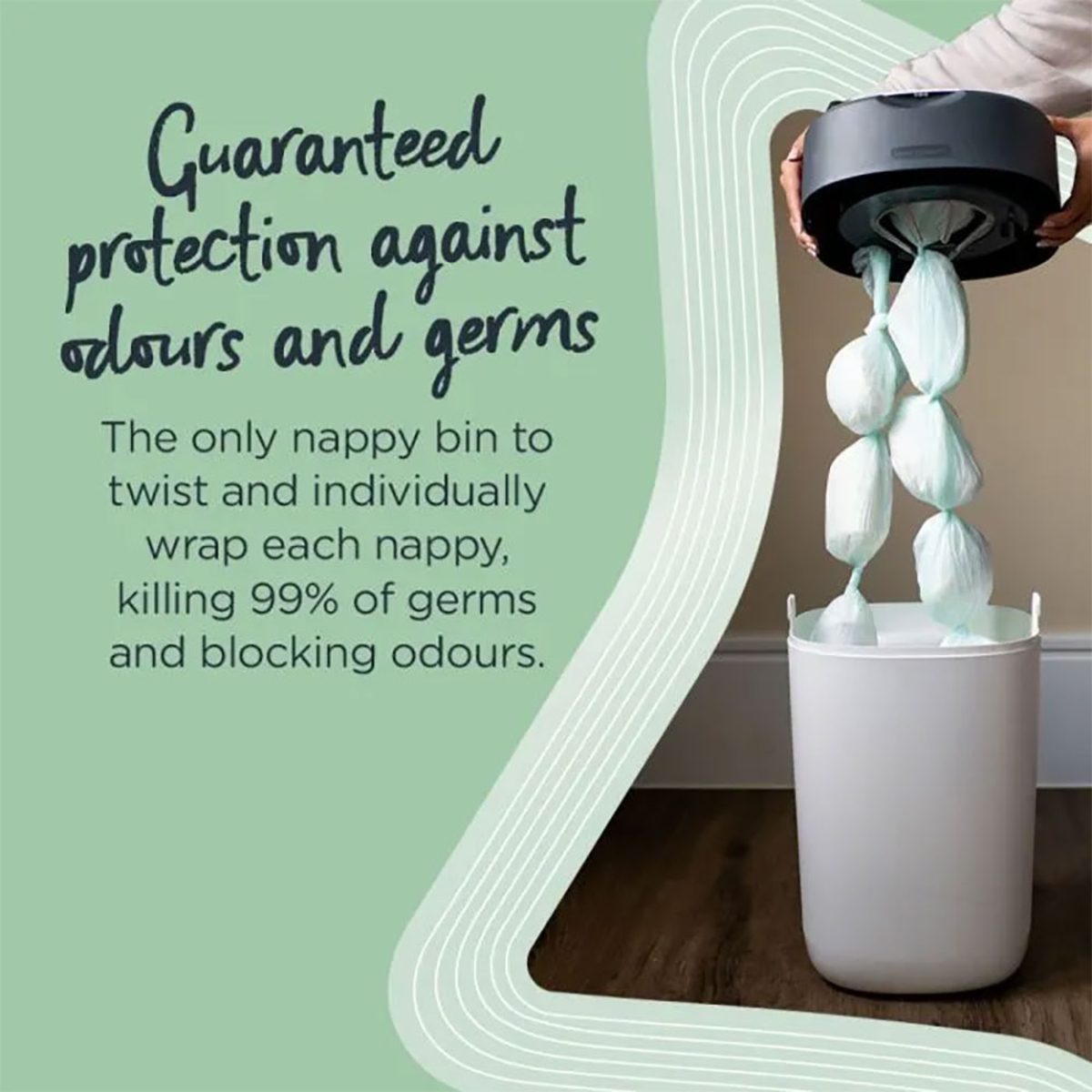 TOMMEE TIPPEE TWIST & CLICK NAPPY DISPOSAL - Image 4