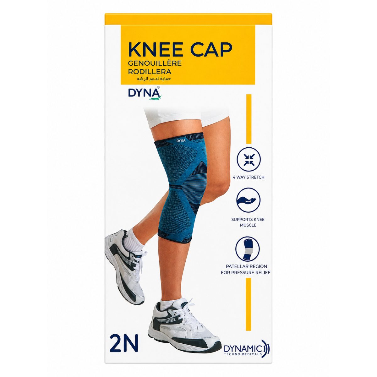 DYNAMIC DYNA KNEE CAP XXL (2571)