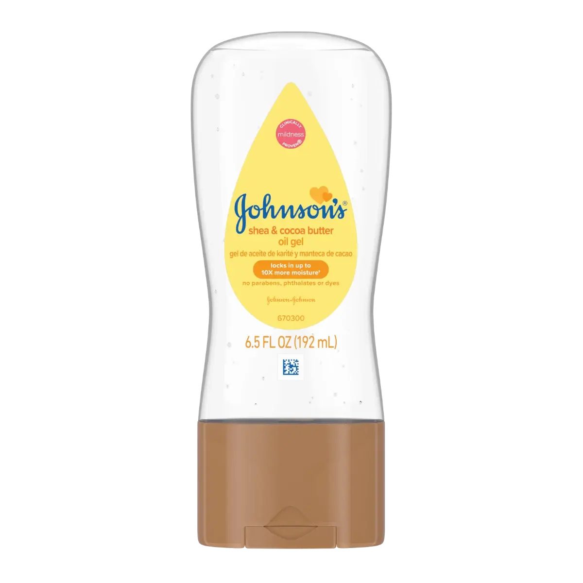 JOHNSONS OIL GEL SHEA&COCOA BUTTER 192ML