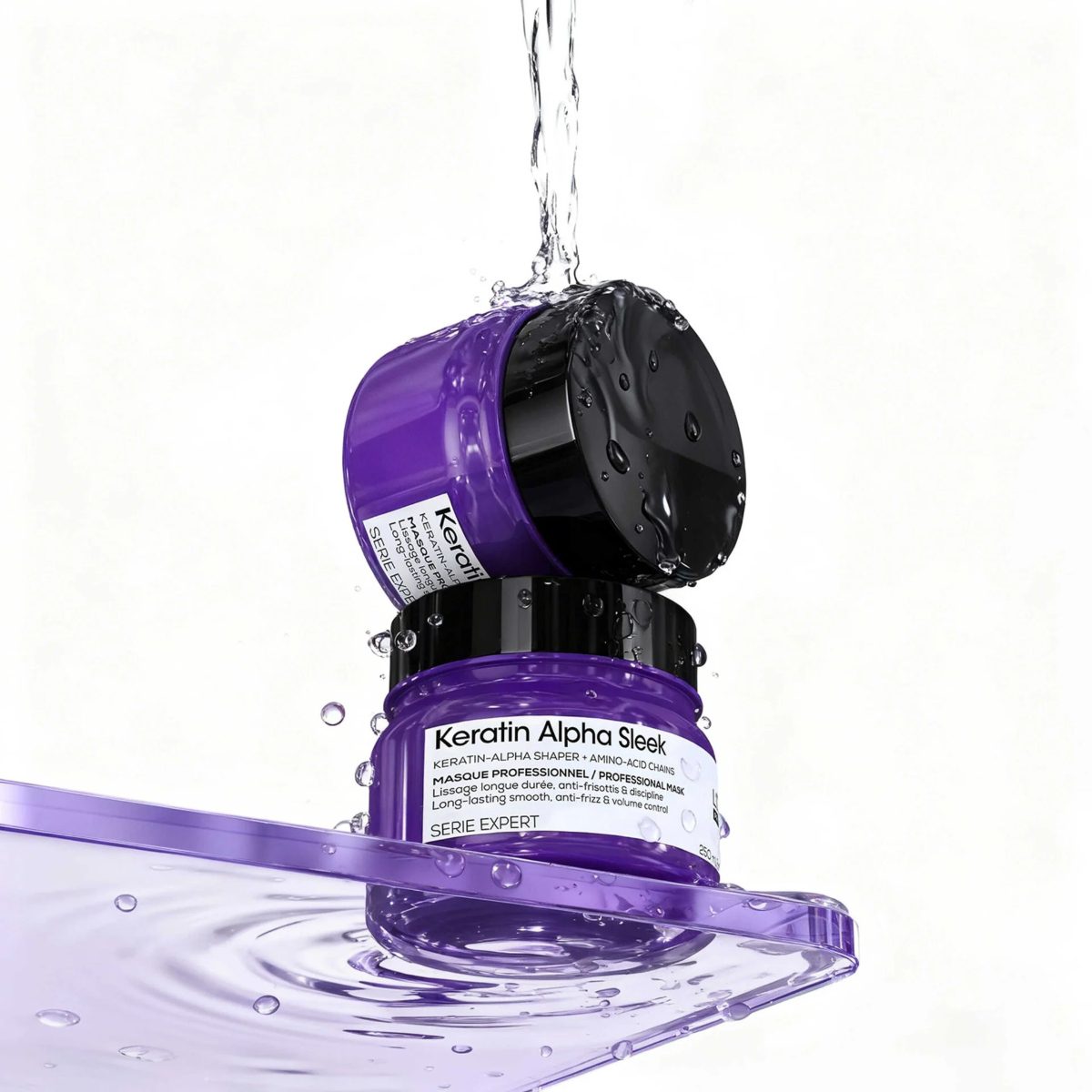 LOREAL KERATIN ALPHA SLEEK MASK 250ML - الصورة 5