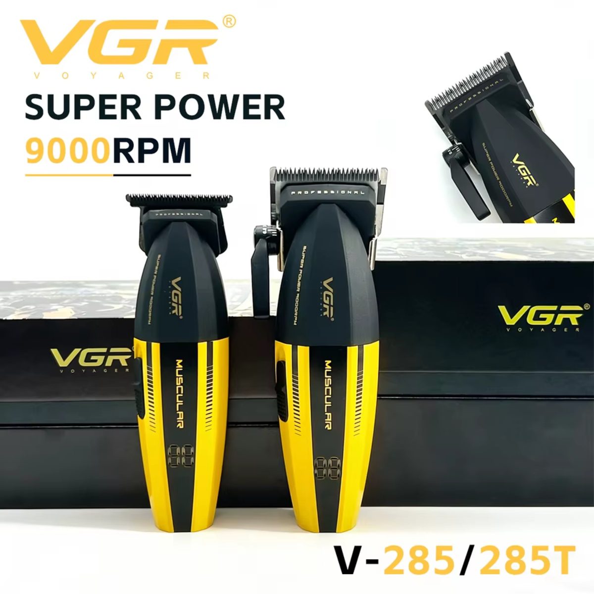 VGR HAIR TRIMMER V-285 SUPER POWER ق/ص - Image 2