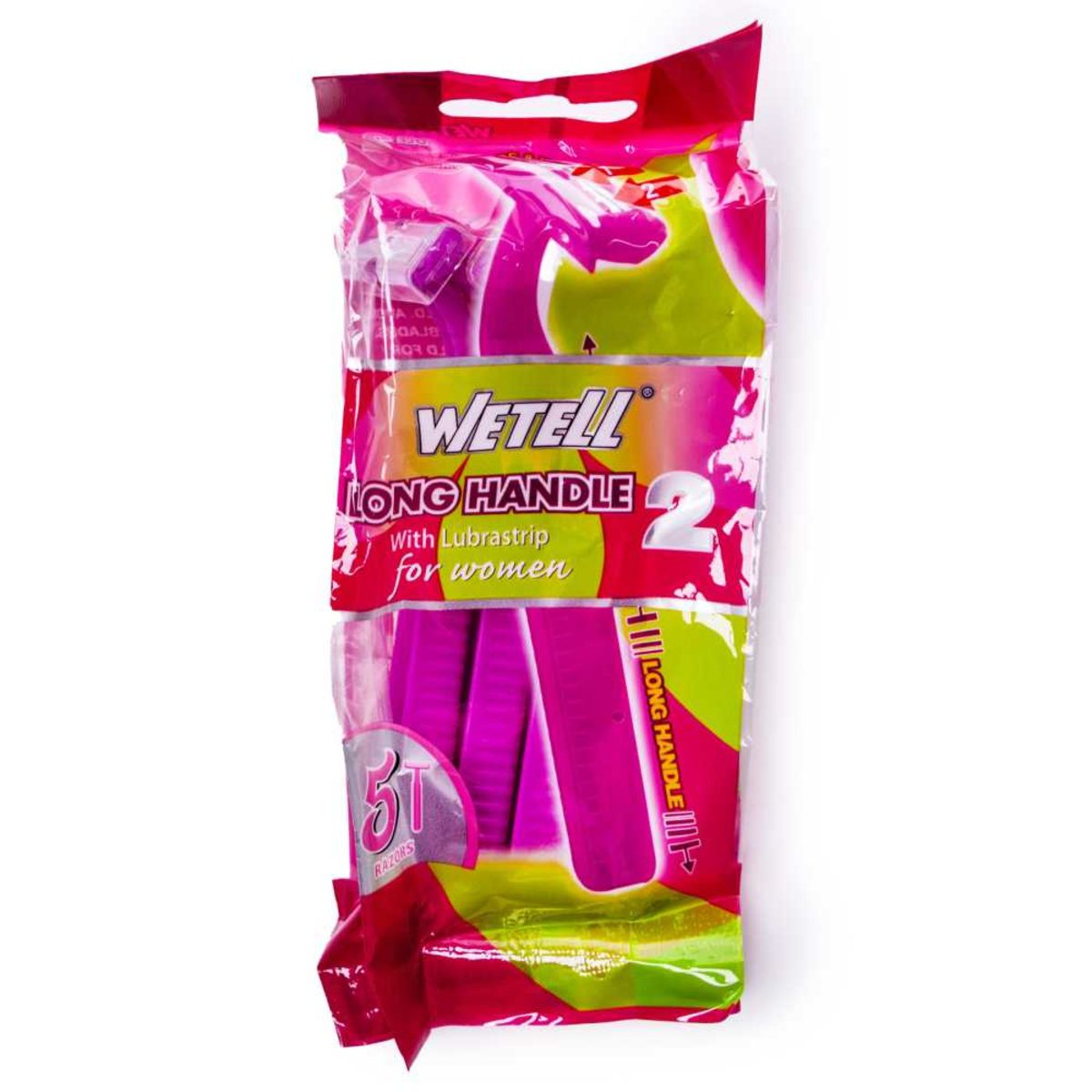 WETELL PINK LONG HANDLE 5 PCS