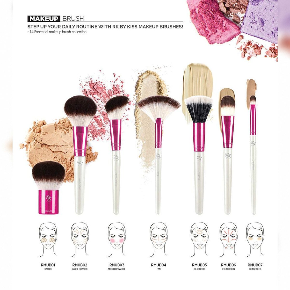 KISS RK MAKEUP BRUSH - CONCEALER - الصورة 4