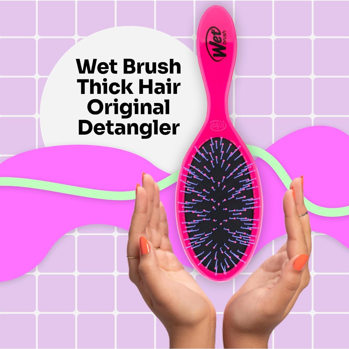 WET BRUSH THICK HAIR BRUSH - الصورة 2