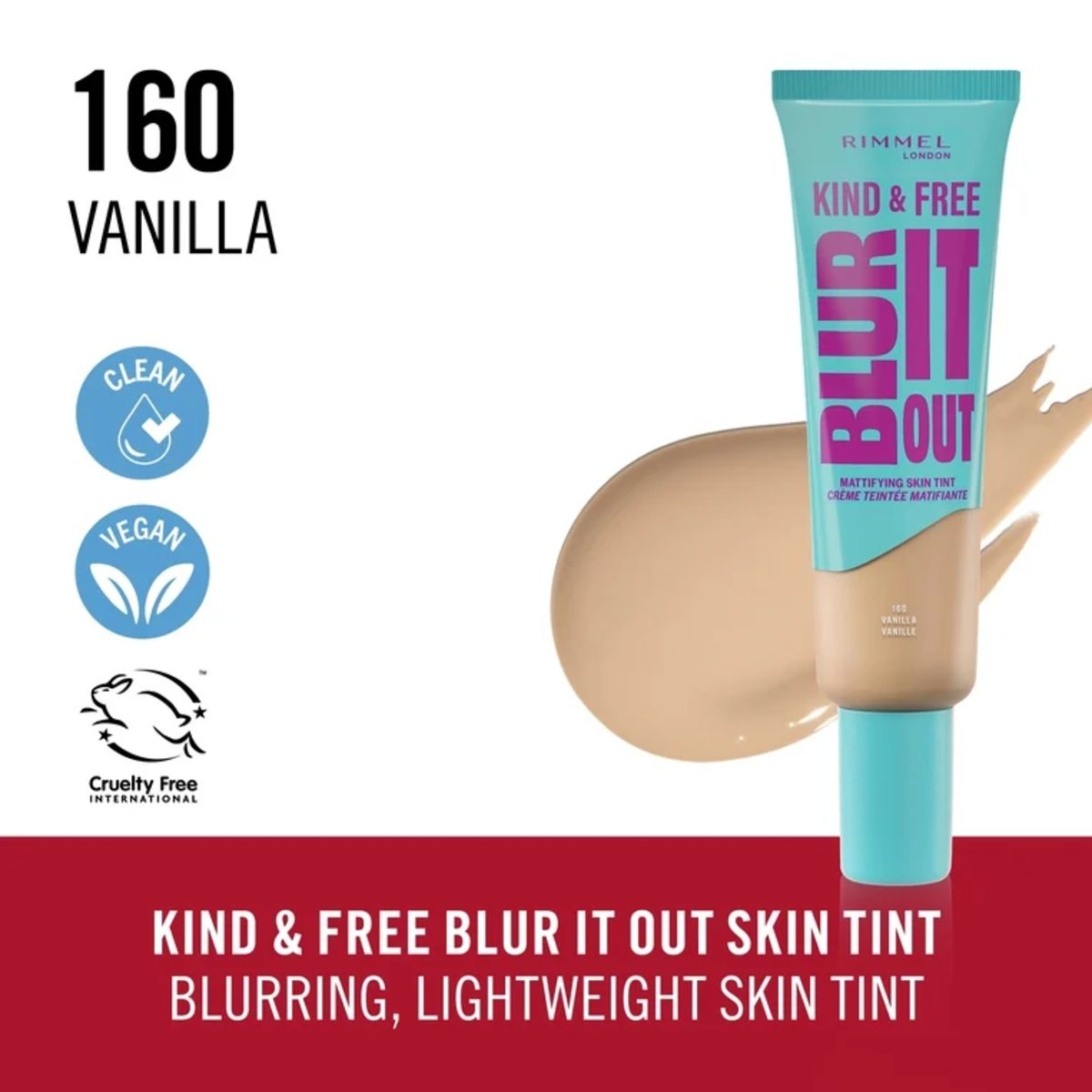 RIMMEL K&F LIQFND MATTE VANILLA 160 - الصورة 4