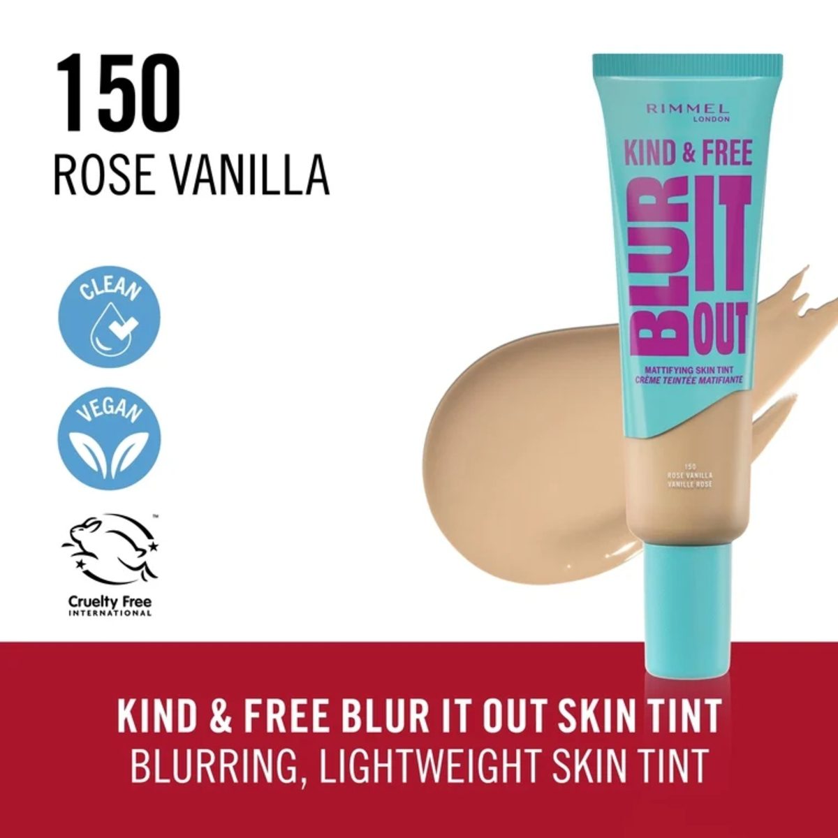 RIMMEL K&F LIQFND MATTE ROSE VANILLA 150 - الصورة 4