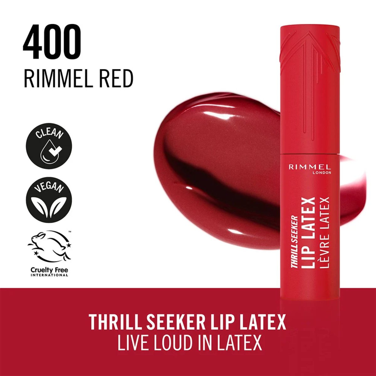 RIMMEL L GLS LIQLPK RED 400 - الصورة 3
