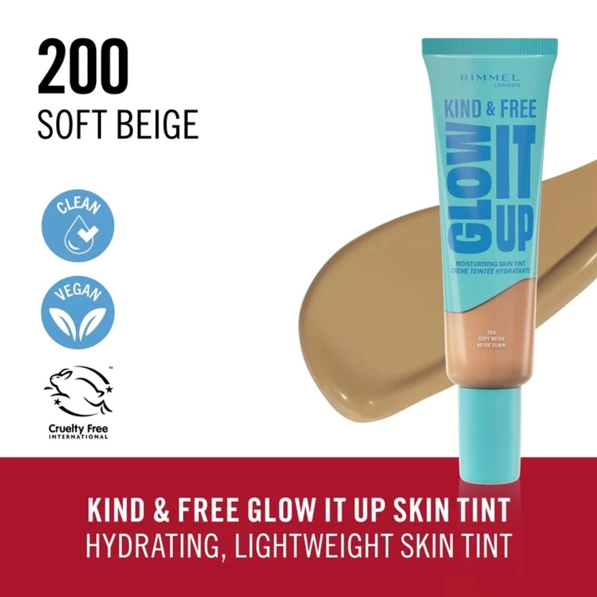 RIMMEL K&F LIQFND MST SOFT BEIGE 200 - Image 3
