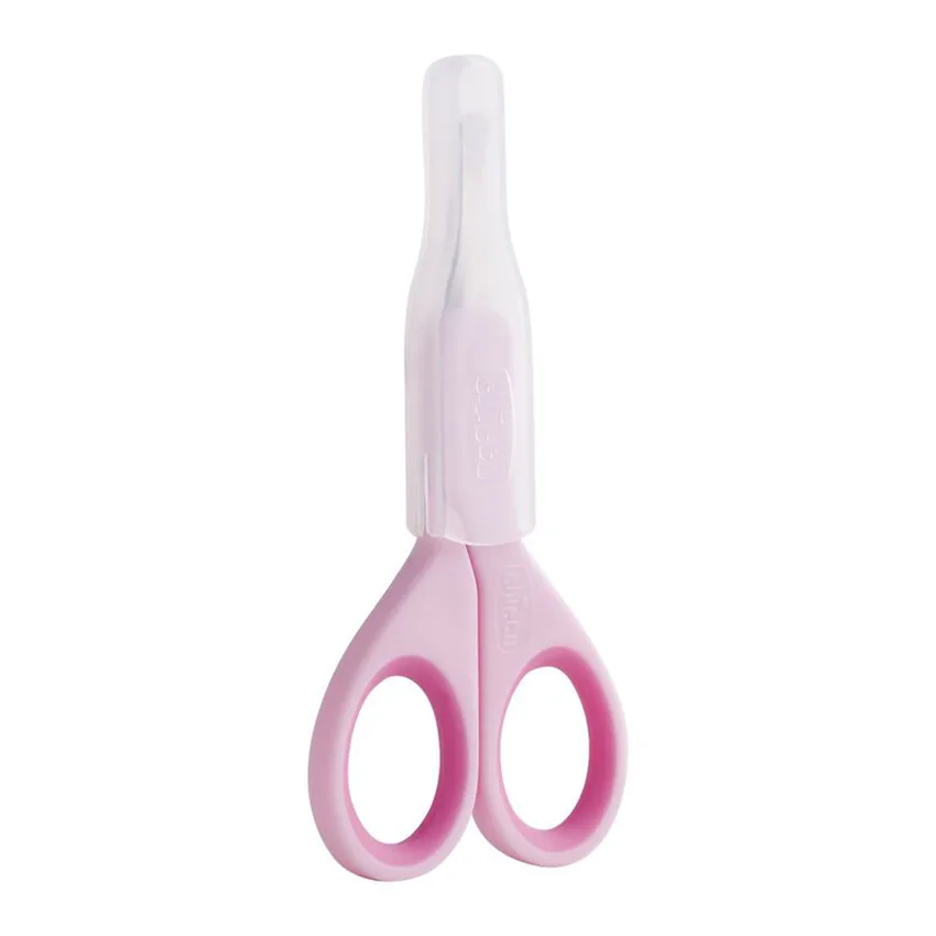 CHICCO BABY NAIL SCISSORS PINK 0M+ - Image 2