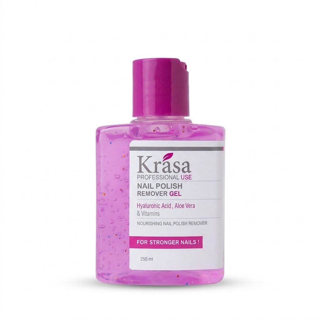 KRASA NAIL POLISH REMOVER GEL AND STRONGER NAILS 250ML