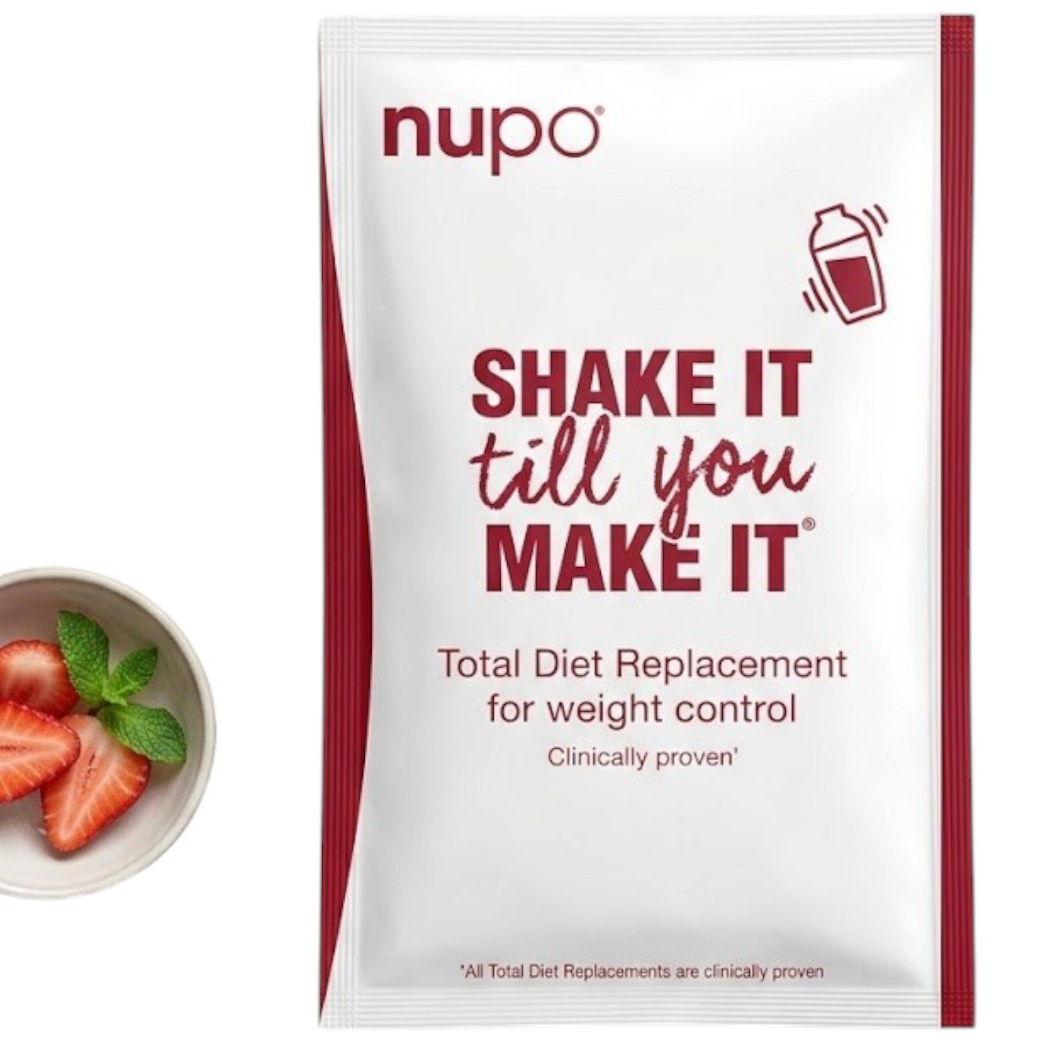 NUPO SHAKE IT STRAWBERRY POWDER 32G