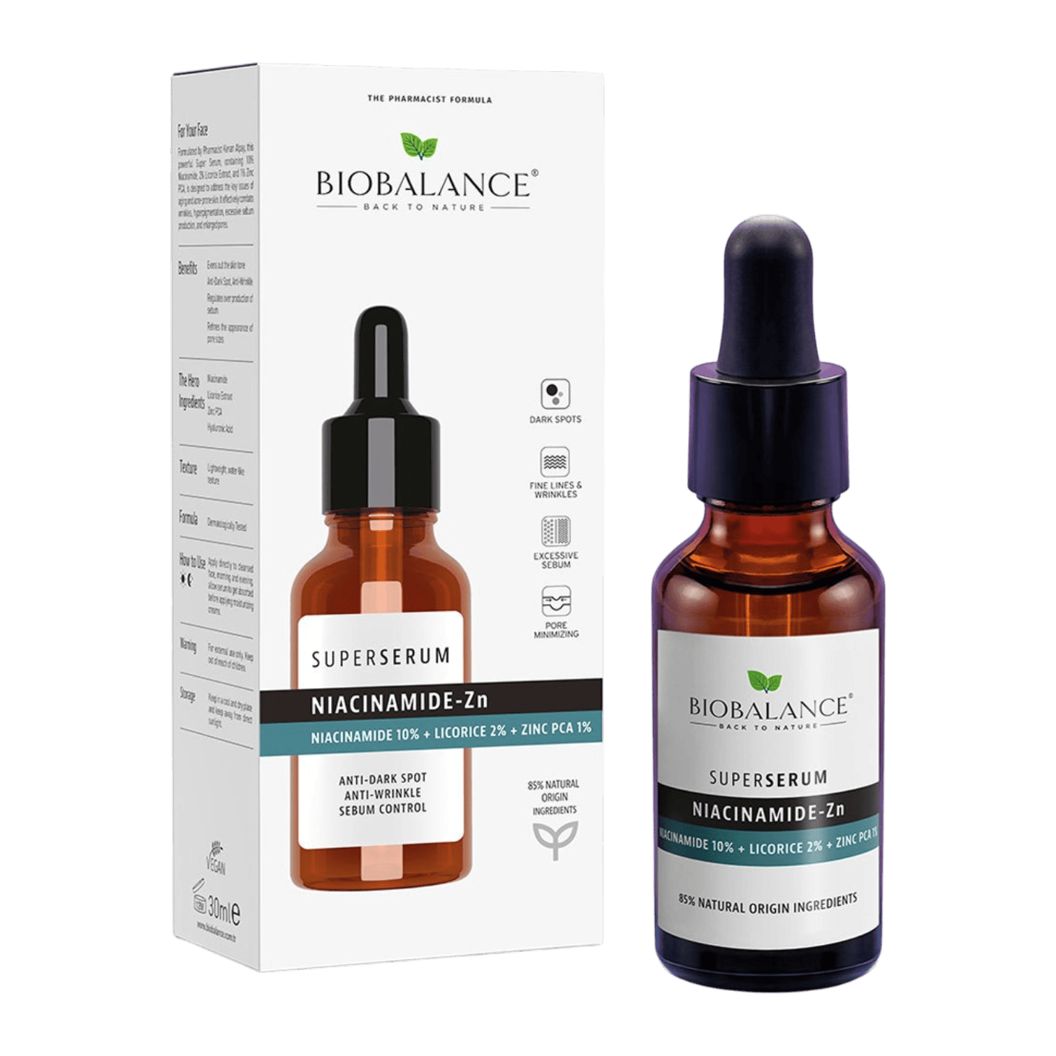 BIO BALANCE NIACINAMIDE-ZN SUPER SERUM 30ML