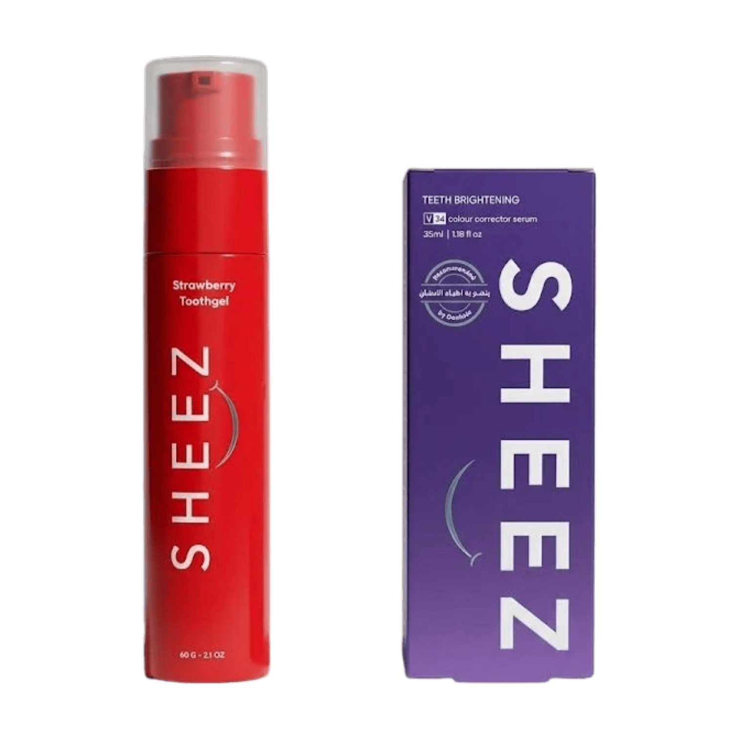 SHEEZ KIT SERUM + STRAWBERRY TOOTHGEL
