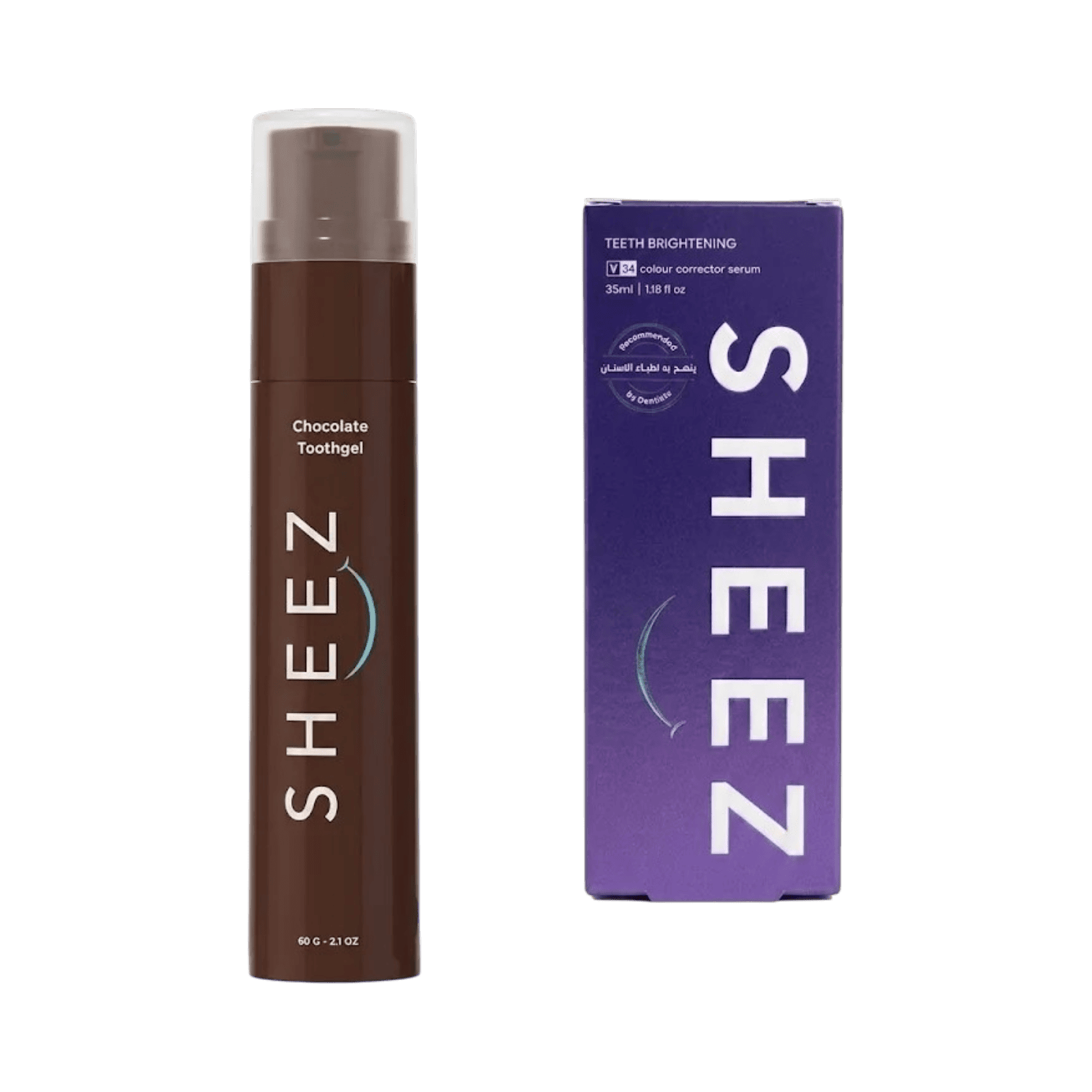 SHEEZ KIT SERUM + CHOCOLATE TOOTHGEL