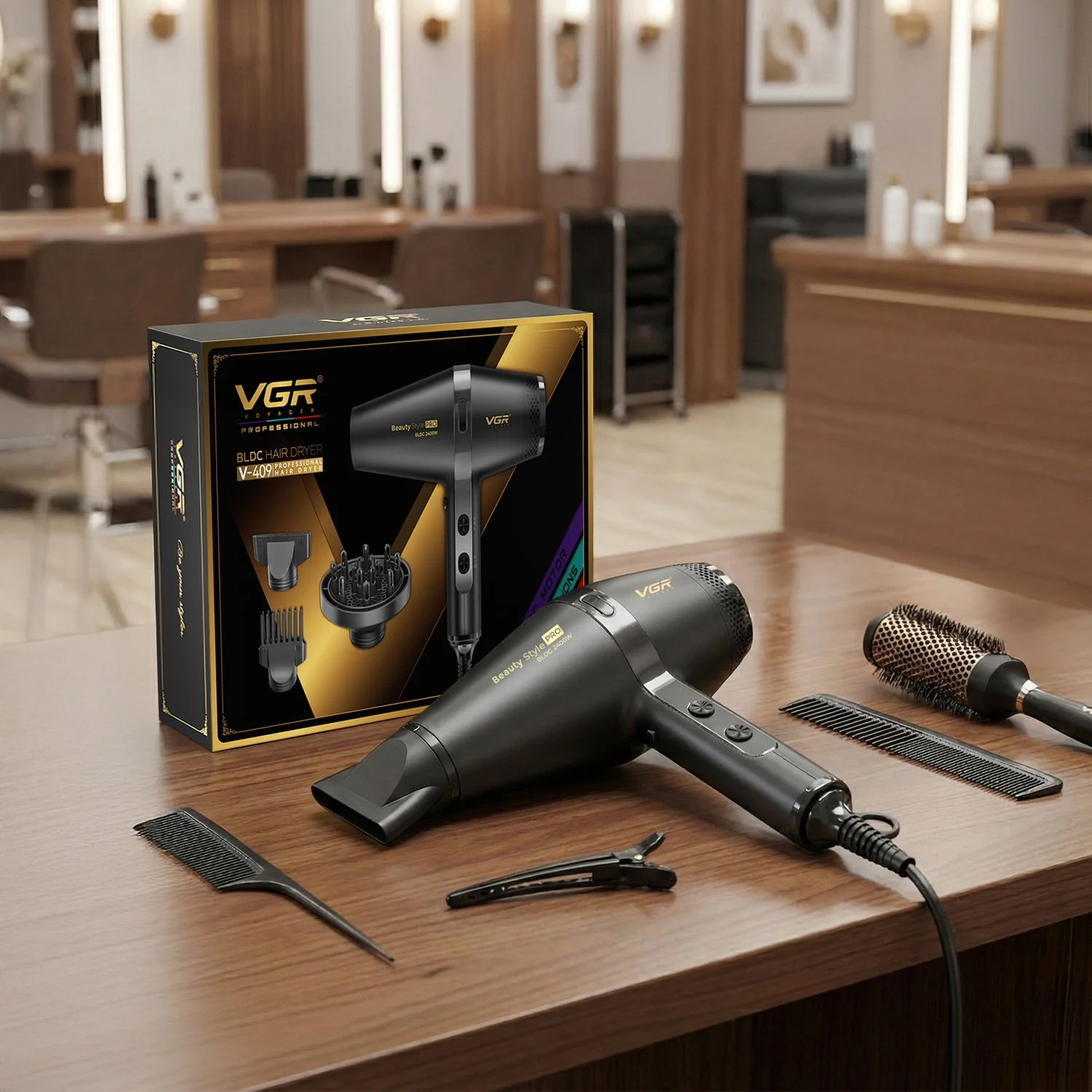 VGR HAIR DRYER V-409 ق/ص - Image 2